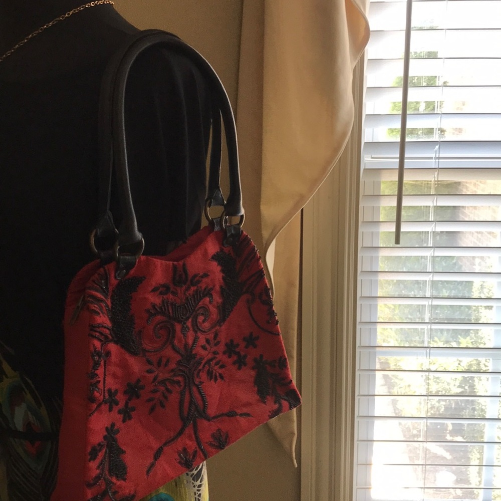 Christiana hand beaded purse / shoulder bag - Picture 5 of 5